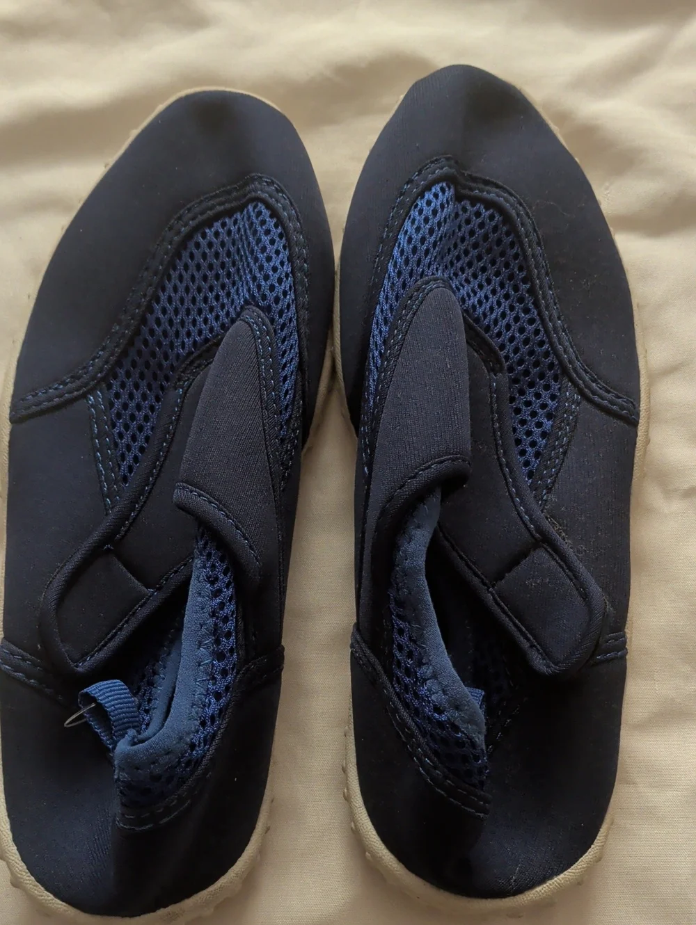 Athletech Navy Blue Slip-On Water Shoes Kids